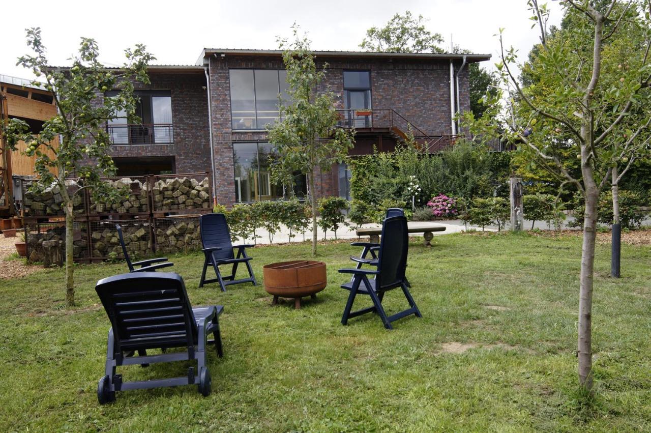Gästewohnung Hardinghaus am Teich Warendorf Exterior foto